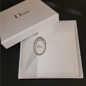 Christian Dior Tri Fold wallet, Matte Black